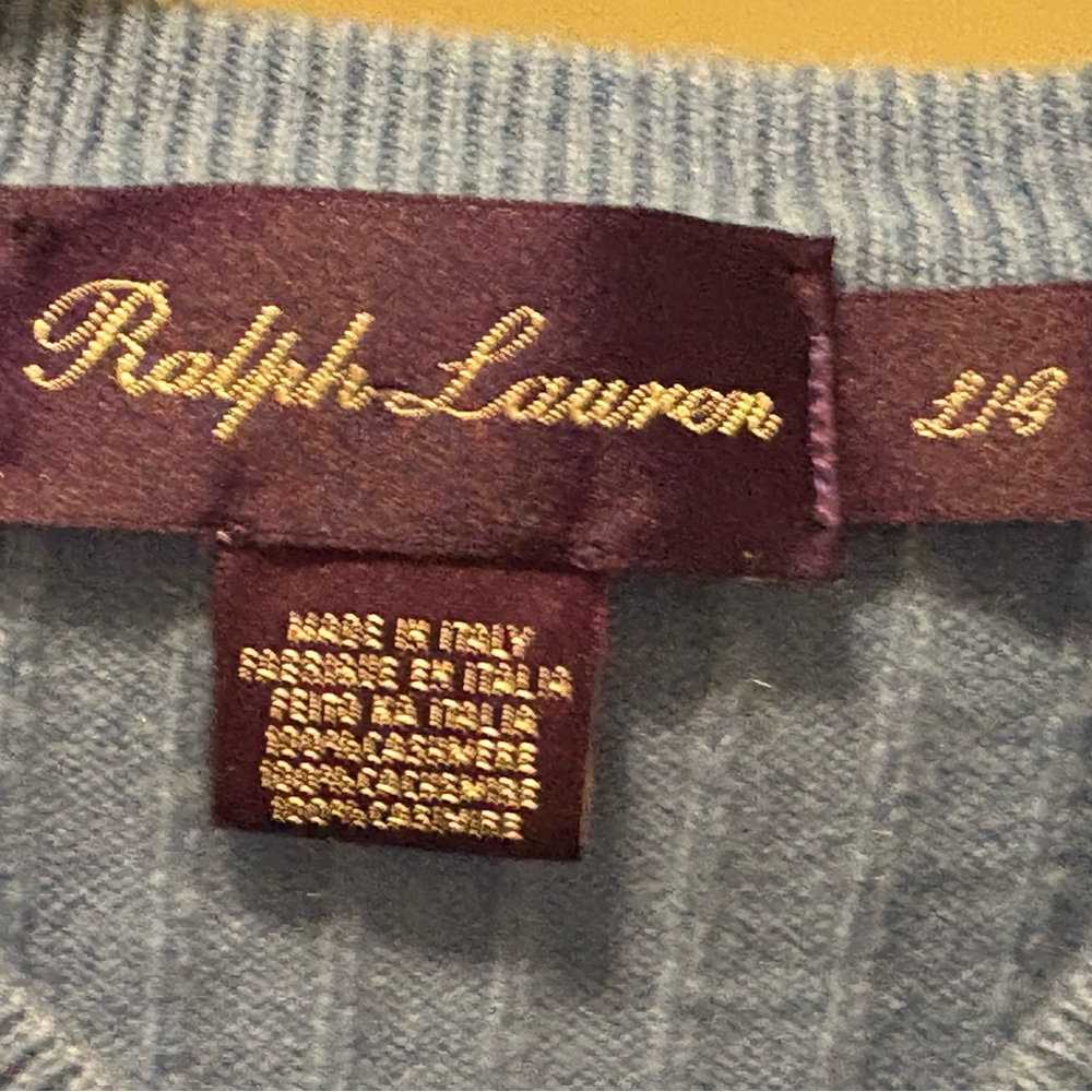 Ralph Lauren Light Blue Knitwear